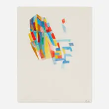 Dora Maar, Abstract Composition, watercolor and gouache on paper