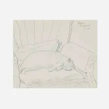 Gershon Benjamin, Untitled, 1980, pen and ink on paper