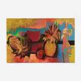 Vladimir Cora, Las dos piñas, 1991, oil and acrylic on canvas