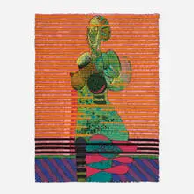 Vladimir Cora, Woman (Mujer), 1995, screenprint in colors