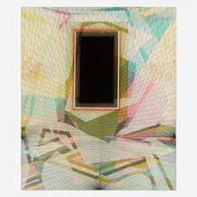 Evan Nesbit, Home and Away, 2004, mixed media on canvas