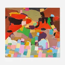 Joseph 'Jo' Lambert Cain, Mountain View, 1962, oil on Masonite