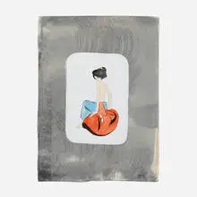 Ai Yamaguchi, Otengusan, 2003, sumi ink and acrylic on paper on Japanese paper