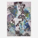 Jonah Freeman and Justin Lowe, 11:23 pm (Tough Rock Mold and Moisture Resistant Gypsum Board #10), 2014, ink on mirror-polished stainless steel