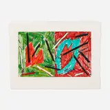 Charles Arnoldi, Untitled (Monoprint), 1986, monotype in colors