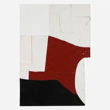 Florian Schmidt, Untitled (Reservoir) 2, 2011, 2011, lacquer, vinyl, acrylic, cardboard, wood construction, staples