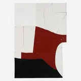 Florian Schmidt, Untitled (Reservoir) 2, 2011, 2011, lacquer, vinyl, acrylic, cardboard, wood construction, staples