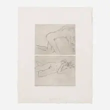 Robert Graham, Untitled No. 23, 1990, drypoint etching on handmade paper