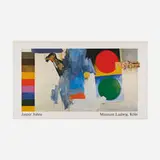 Jasper Johns, Museum Ludwig, Köln poster, 1987, offset lithograph in colors