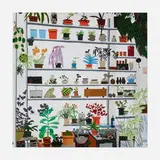 Large Shelf Still Life by Jonas Wood, 2017, offset lithograph on paper, sold Nov 2023