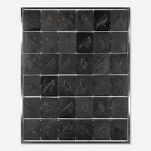 Sean Townley, The Mourners, 2014, urethane in aluminum artist's frame