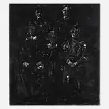 Michael Lukas, Untitled, 2013, oil and carbon dust on canvas