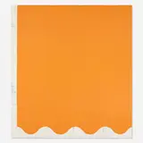 Shaan Syed, Stage Left (Orange Tangerine Vertical), 2014, oil and Polyfilla on canvas