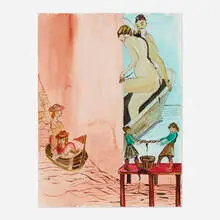 Rosa Loy, Untitled, 2006, watercolor on paper