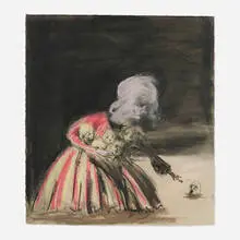 No Place Like Home #8 by Moyna Flannigan, 2007, pastel on paper, sold Nov 2023