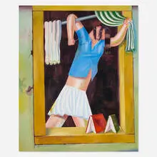 Kristina Schuldt, Hexenwerk, 2014, oil and tempera on canvas