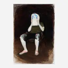 Alexander Tinei, Mask 2, 2012, oil on canvas