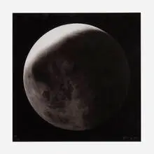 Robert Longo, Untitled (Moon in Shadow), 2006, digital pigment print on Museo Crane
