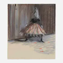 No Place Like Home #4 by Moyna Flannigan, 2007, pastel on paper, sold Nov 2023