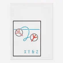 Lawrence Weiner, Untitled (from the XY & Z portfolio), 2007, lithograph in colors