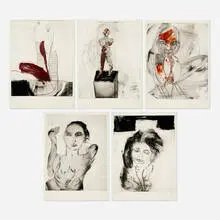 Michael Hafftka, The Other Half, monoprint with drypoint