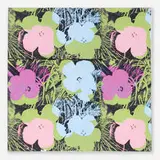 Tom Dash, Flowers, 2017, collage on canvas