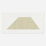 Robert Mangold, Untitled (from A Book of Silk Screen Prints - Multiple Panel Paintings portfolio), 1992, screenprint in colors on Fabriano Cotton