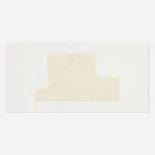 Robert Mangold, Untitled (from A Book of Silk Screen Prints - Multiple Panel Paintings portfolio), 1992, screenprint in colors on Fabriano Cotton
