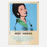 Kimiko Powers Colorado State University exhibition poster by Andy Warhol, 1981, screenprint in colors, sold May 2025