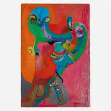 Leo Russell, Untitled, c. 1948, oil on canvas