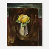 Bror Julius Olsson Nordfeldt, Primroses, 1932, oil on canvas
