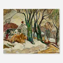 William Lester Stevens, Untitled, oil on panel