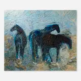 Theodore Waddell, Horse #30, 1987, oil on canvas