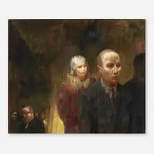 Bernard Arnest, After the Concert, oil on canvas