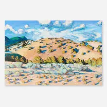 Louisa McElwain, Indian Lands, Santa Clara III, oil on canvas