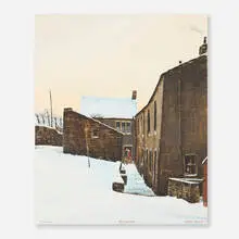 Peter Brook, Holmfirth Milkman, oil on canvas