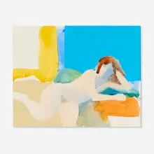 Untitled by Elizabeth Osborne, 1978, watercolor on paper, sold May 2025