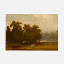 George Inness, A Cloudy Day, 1862, oil on canvas