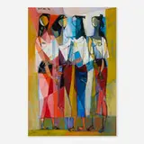 But Mochtar, Untitled, 1954, oil on canvas
