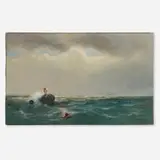 Beneš Knüpfer, Untitled (Mermaids), oil on canvas