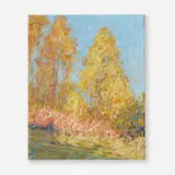 George Sotter, Tree Scape, oil on board