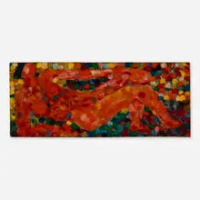 Jan Müller, Red Nude, 1953-55, oil on Masonite