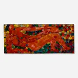Jan Müller, Red Nude, 1953-55, oil on Masonite