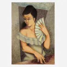 Terry Saul, Portrait of the Artist's Wife, oil on canvas
