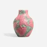 Weller Pottery, Matt Ware (Fru-Russet) vase with foliage, c. 1905, glazed earthenware