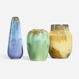 Fulper Pottery, Collection of three Early vases