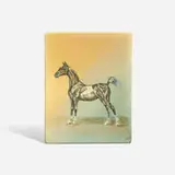 Flora King for Rookwood Pottery, Planter-form vase with American Saddlebred portrait