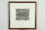 Deborah Schindler, Uptown Bus, Pencil titled, numbered and signed at base