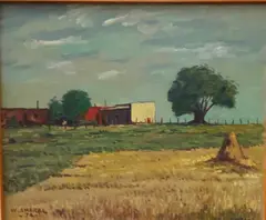 Wilson Amaral, Chacra de Maldonado, 1974, Oil on canvas