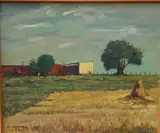 Wilson Amaral, Chacra de Maldonado, 1974, Oil on canvas